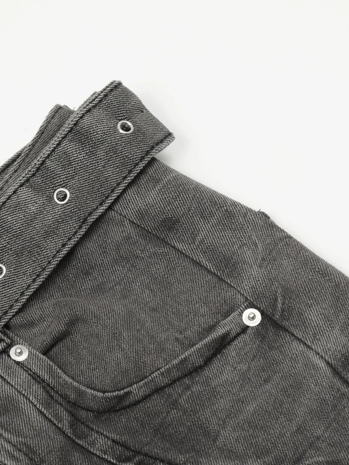 Jeans à taille haute pour hommes Elégance District