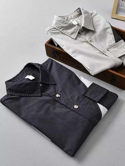 Chemise à manches courtes pour homme grande taille    Elégance District