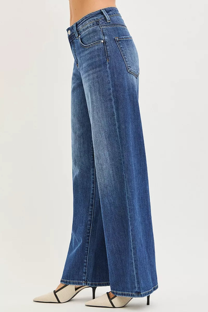 Jeans amples et décontractés RISEN avec poches   Elégance District
