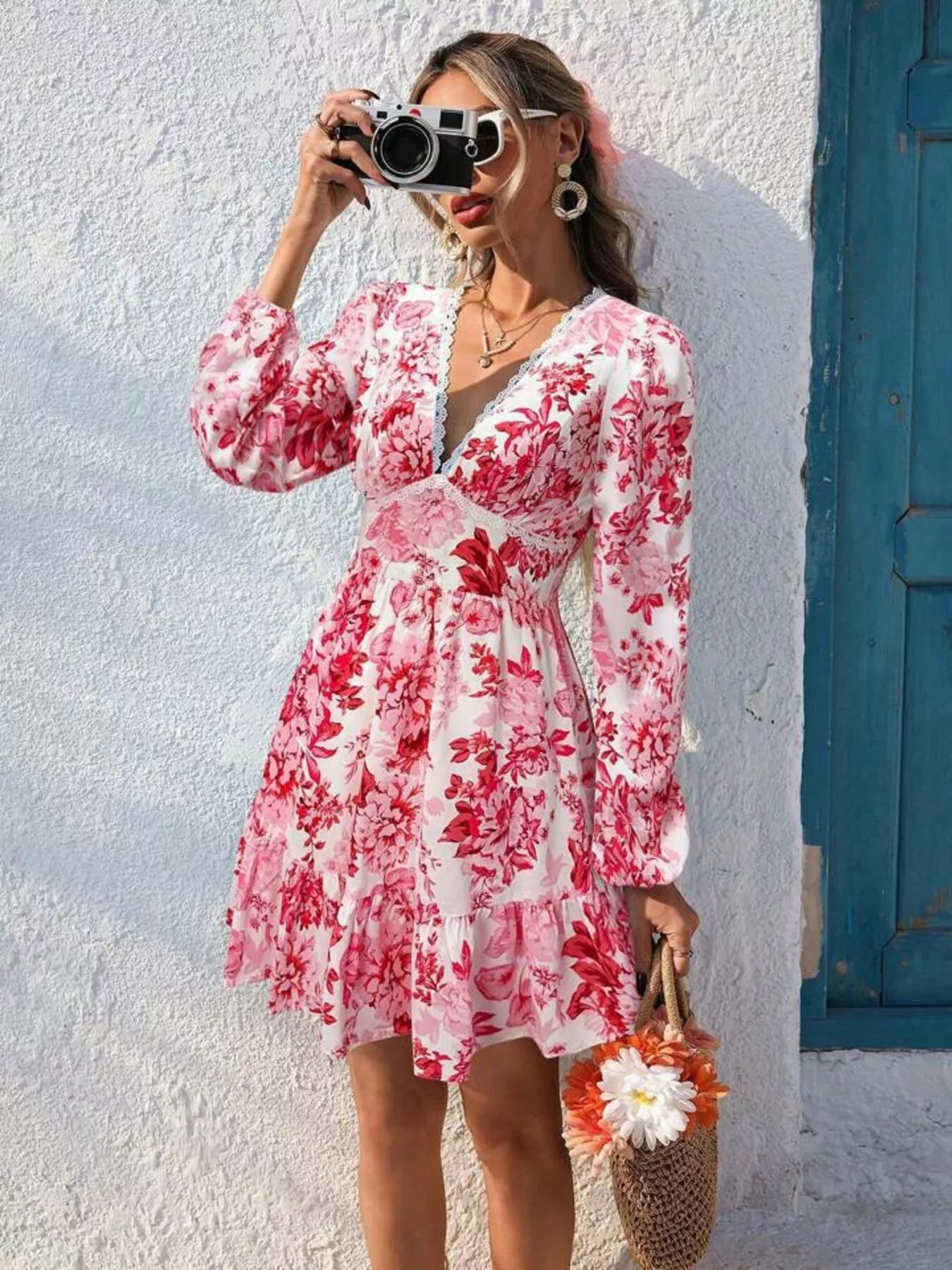 Mini Robe imprimé floral,  Elégance District