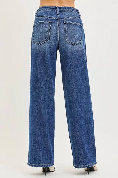 Jeans amples et décontractés RISEN avec poches   Elégance District