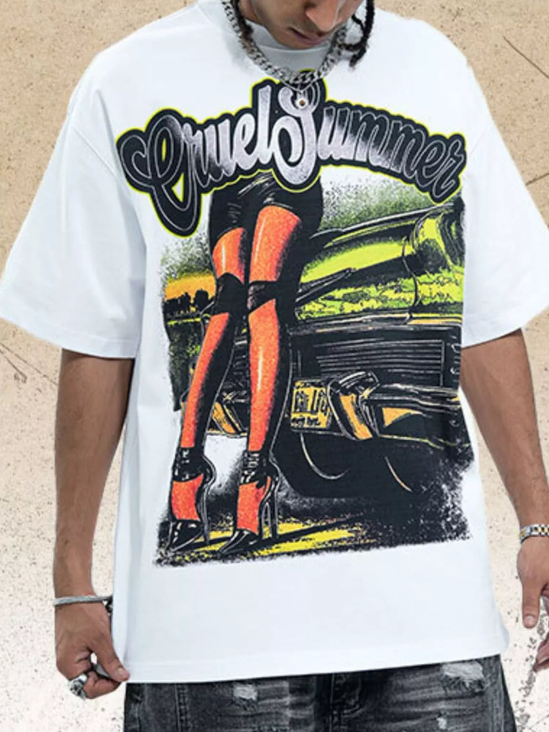T-shirt à manches courtes et col rond pour homme   Elégance District