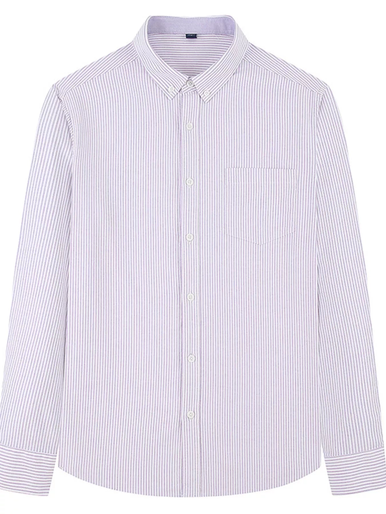 Chemise rayée à manches longues , grandes tailles   Elégance District