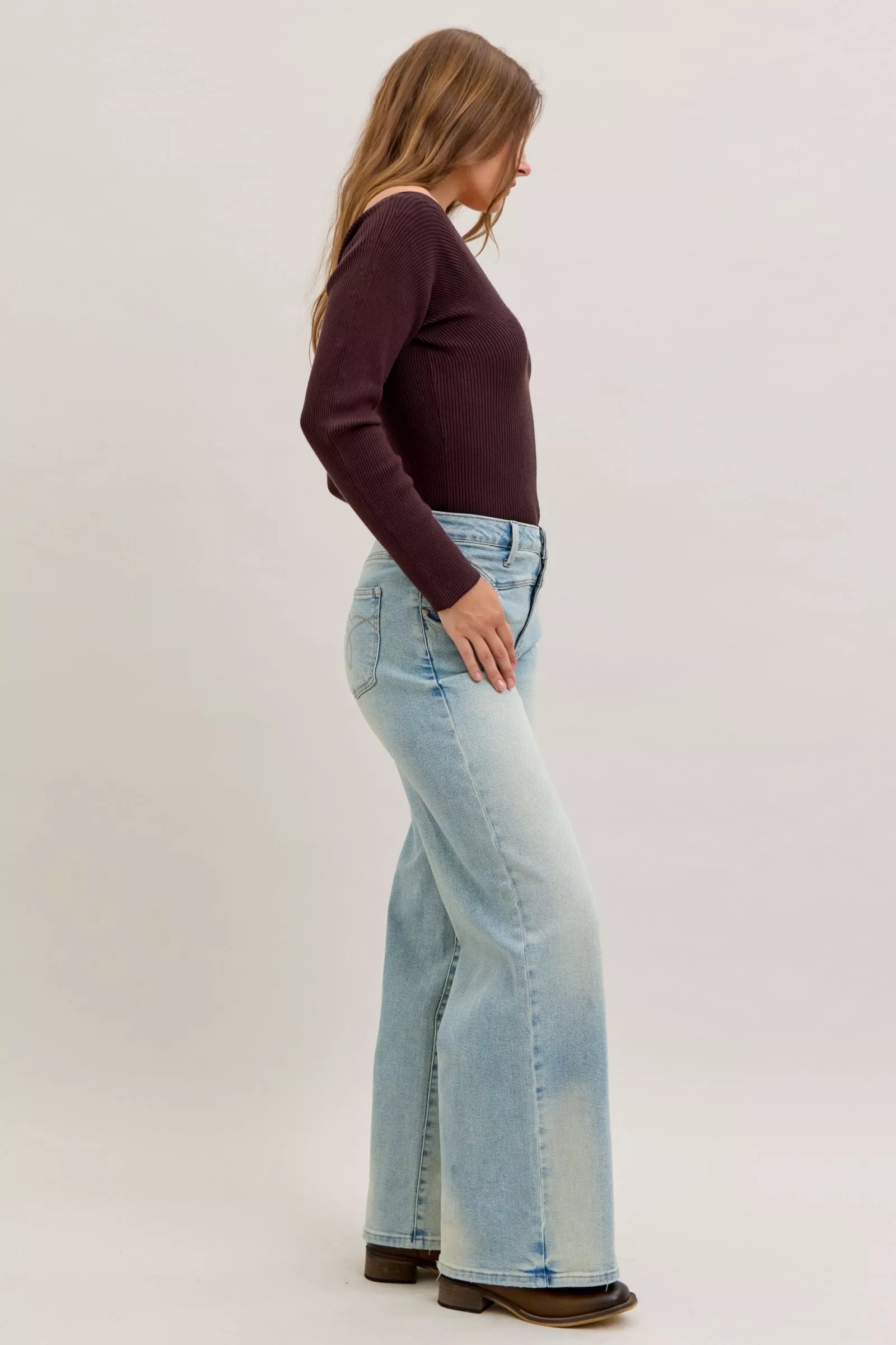 Jean droit taille haute Judy Blue  Elégance District