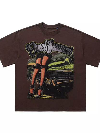 T-shirt à manches courtes et col rond pour homme   Elégance District