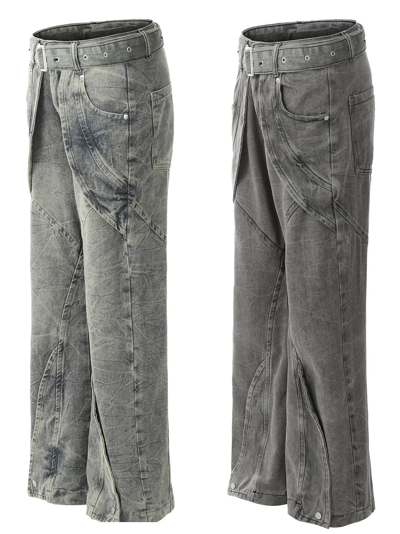 Jeans à taille haute pour hommes   Elégance District