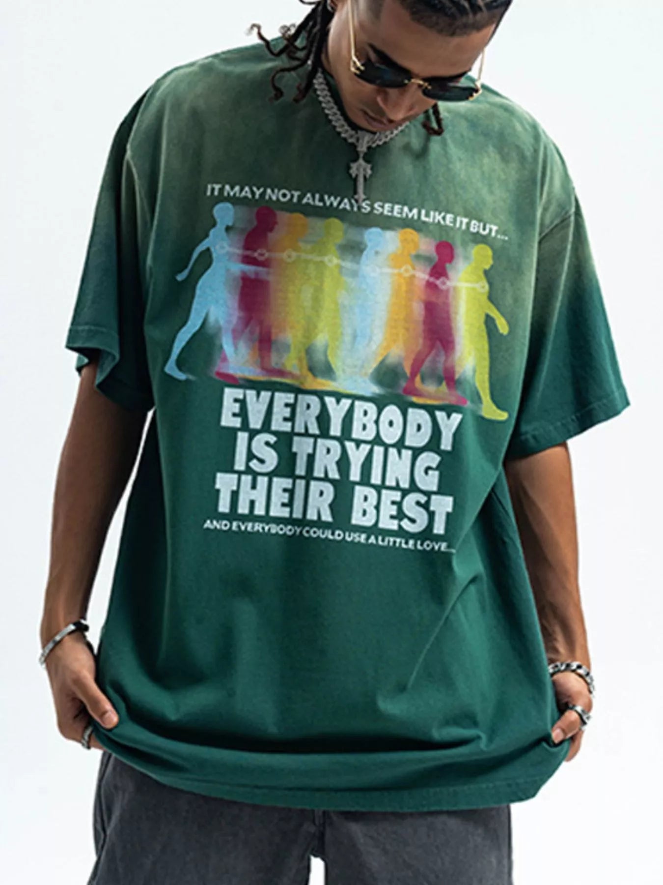 T-shirt à manches courtes et col rond pour homme   Elégance District