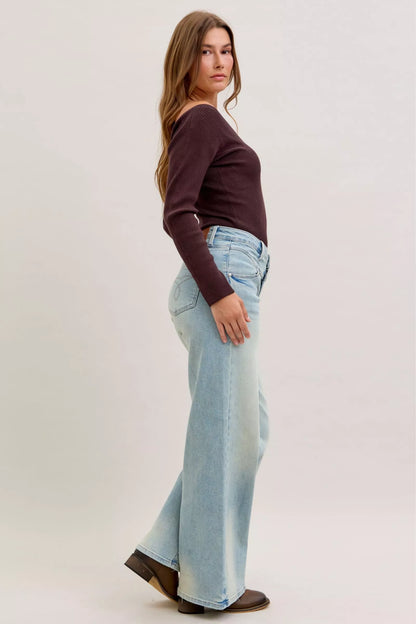 Jean droit taille haute Judy Blue  Elégance District