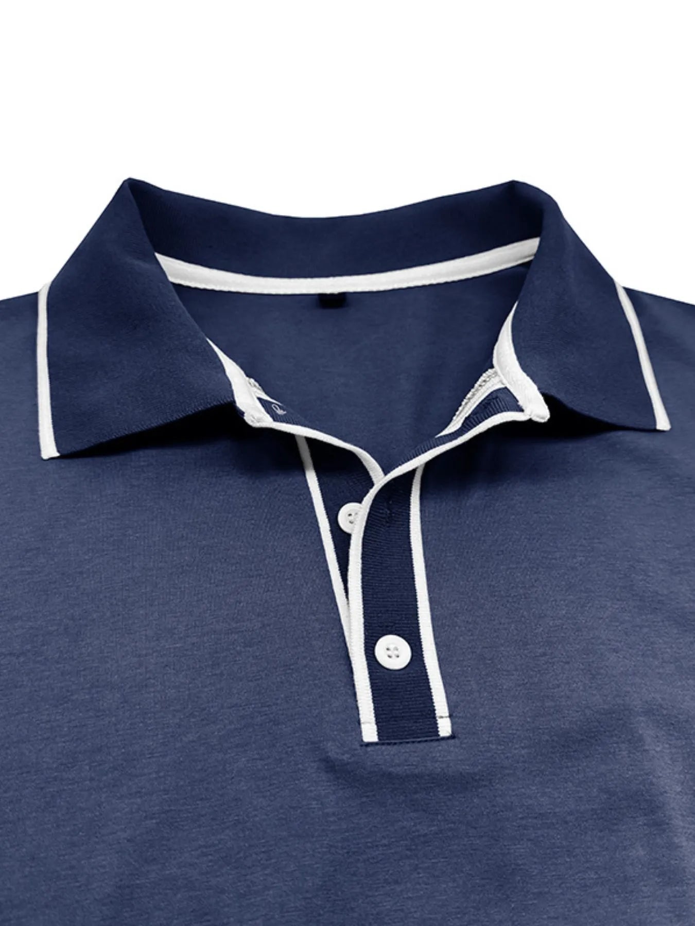 Polo homme coupe ajustée avec finitions contrastées   Elégance District