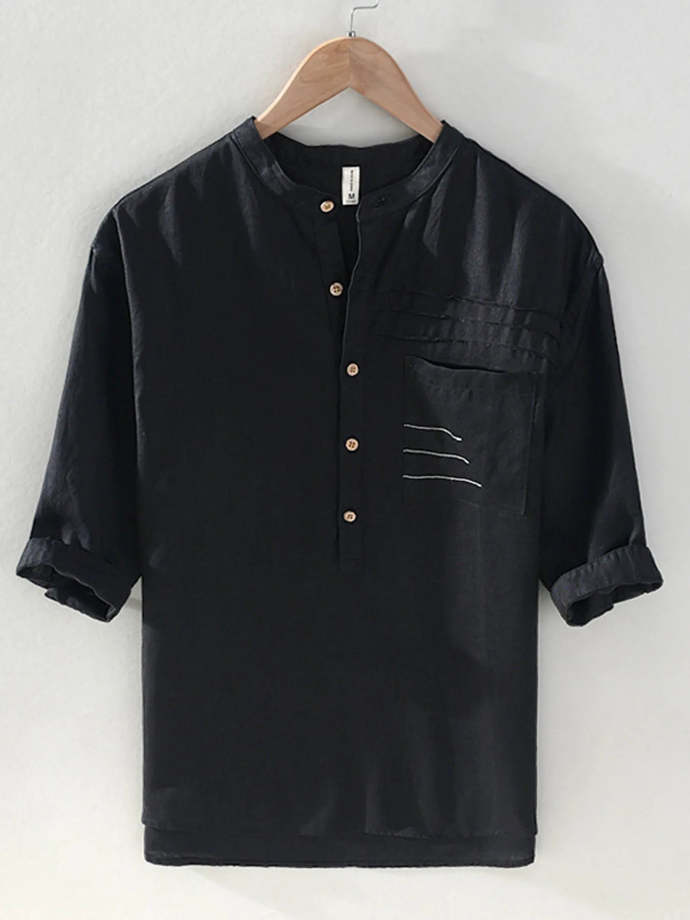 Chemise à manches courtes boutonnée grande taille pour homme   Elégance District