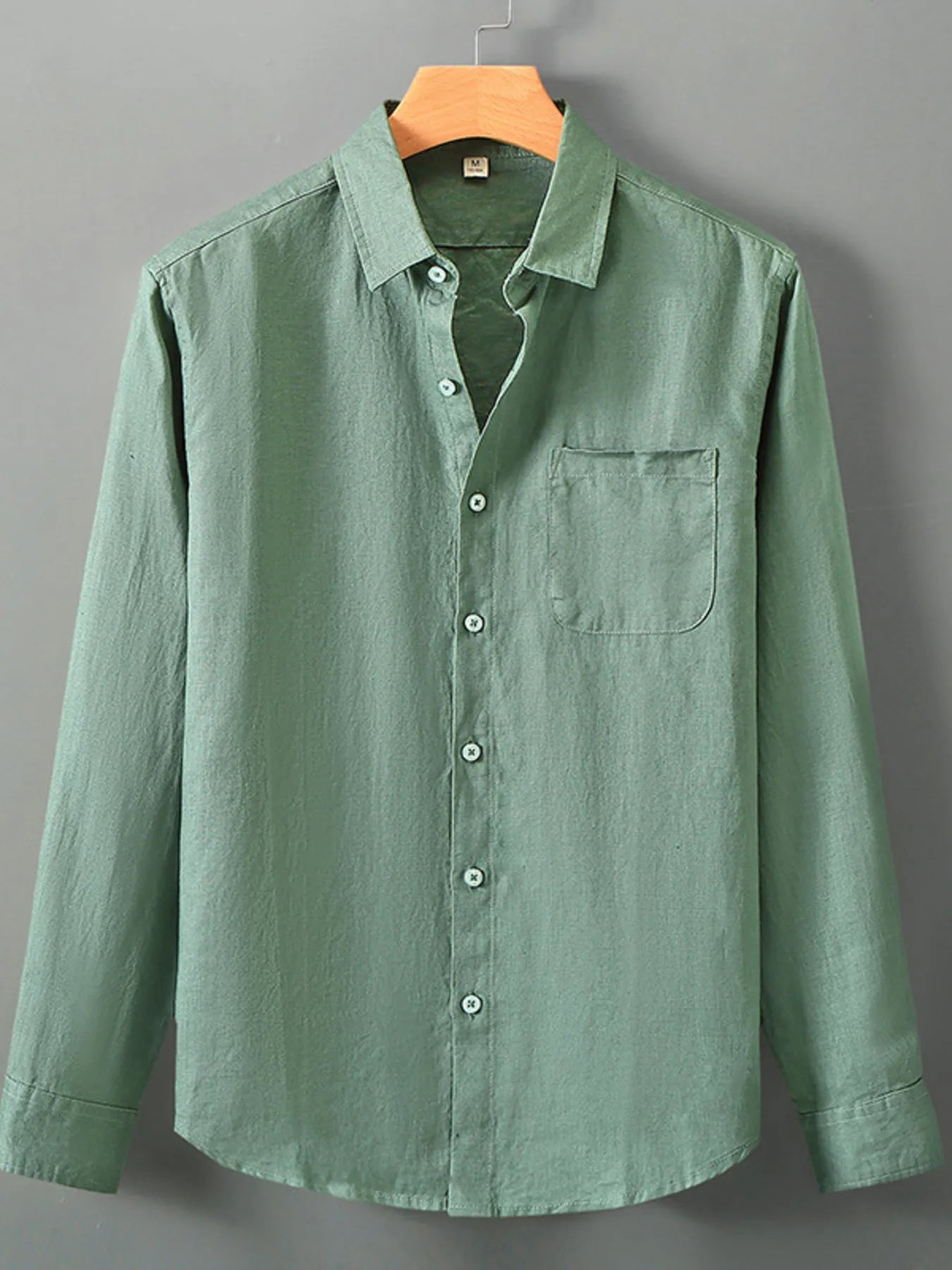 Chemise à manches longues boutonnée pour homme grande taille   Elégance District