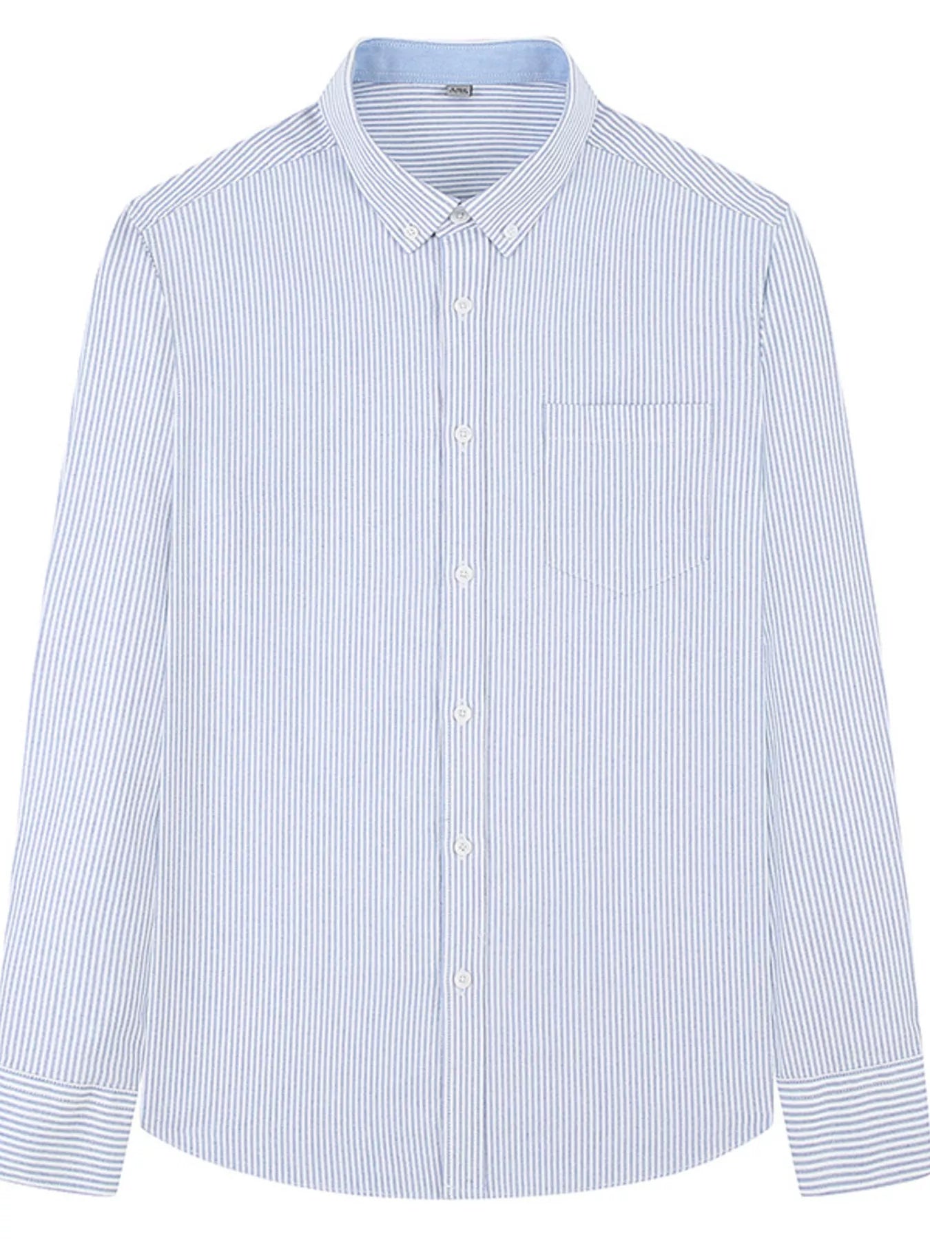 Chemise rayée à manches longues , grandes tailles   Elégance District
