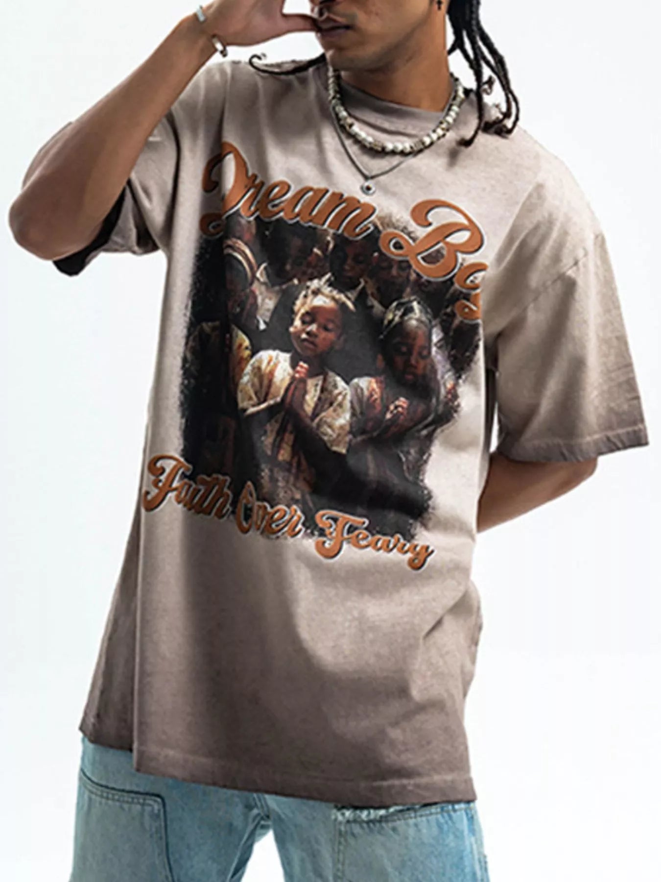 T-shirt à manches courtes et col rond pour homme   Elégance District