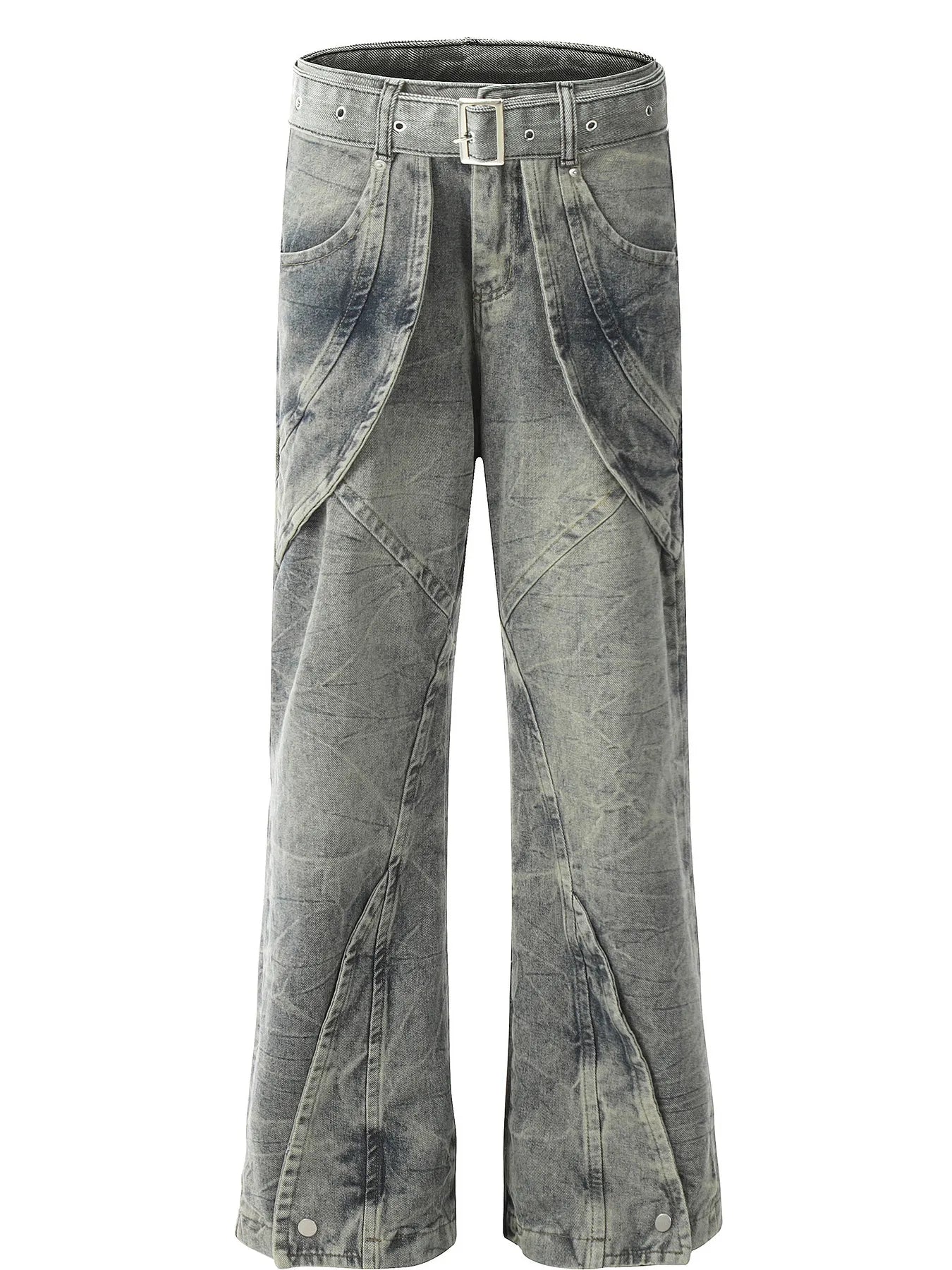 Jeans à taille haute pour hommes   Elégance District