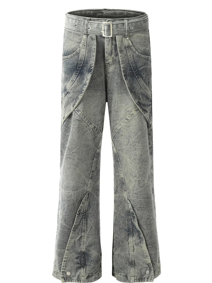 Jeans à taille haute pour hommes   Elégance District