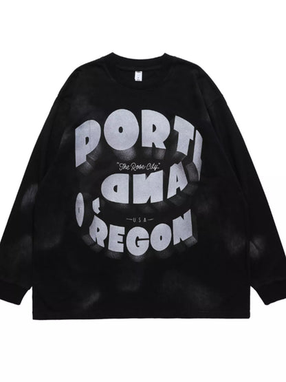T-shirt à manches longues et col rond pour homme  Elégance District