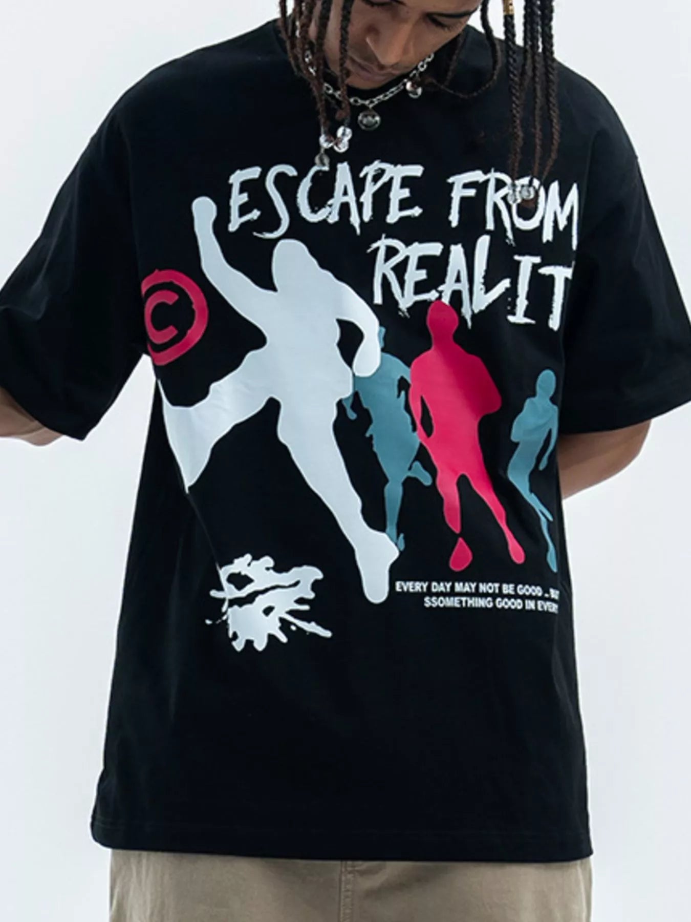 T-shirt à manches courtes et col rond pour homme   Elégance District
