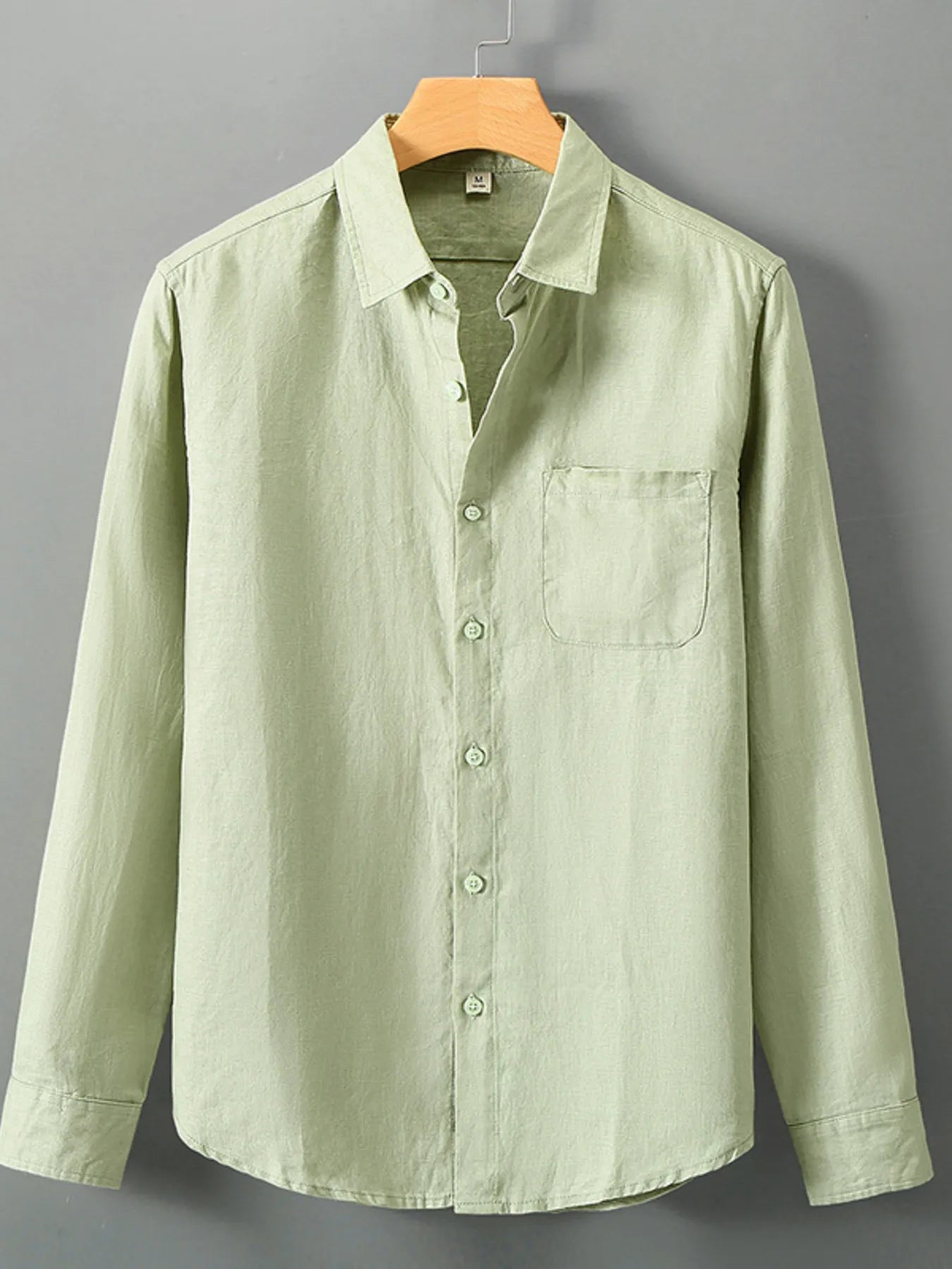 Chemise à manches longues boutonnée pour homme grande taille   Elégance District