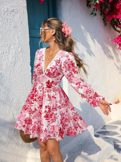 Mini Robe imprimé floral,  Elégance District