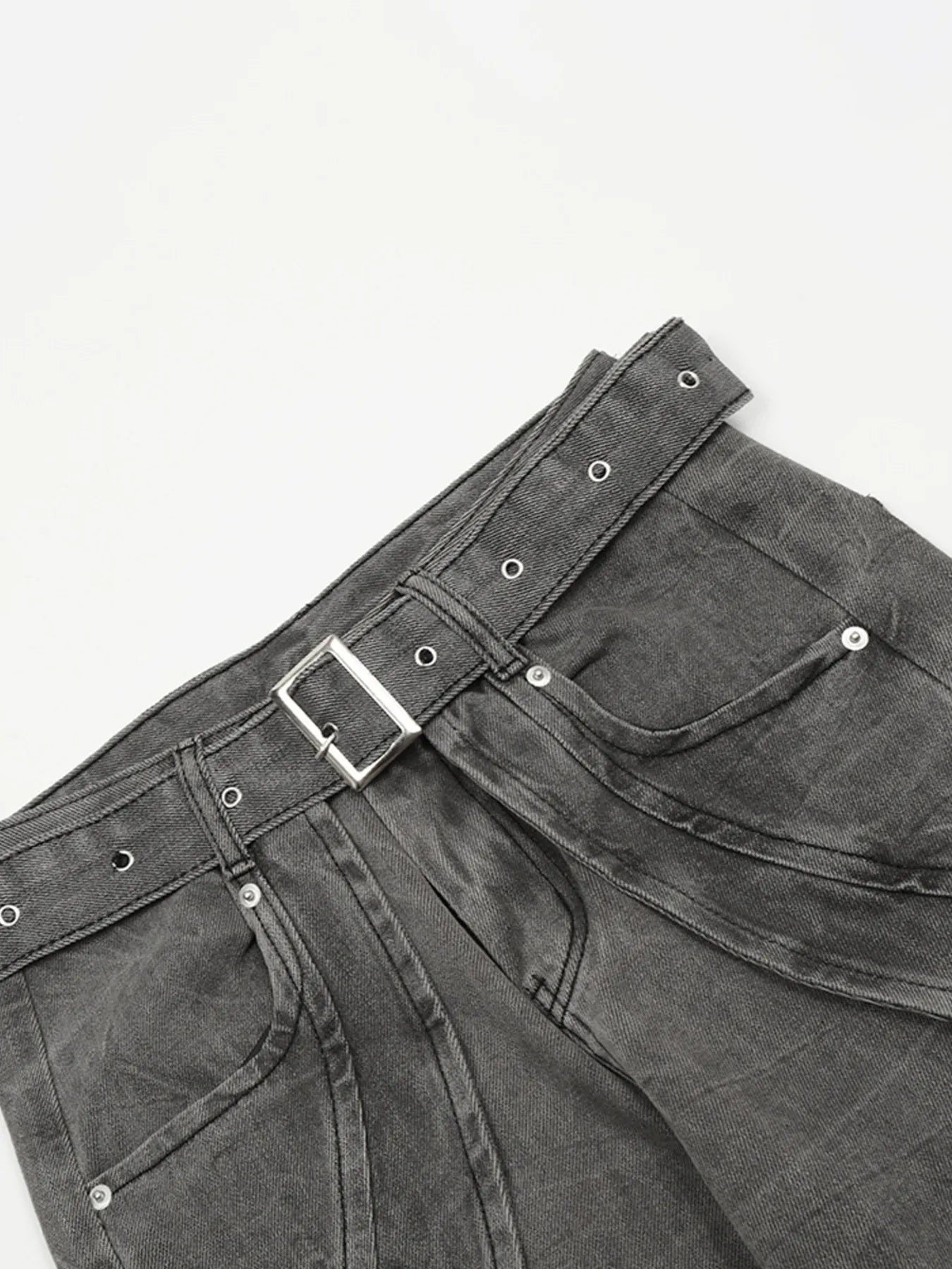 Jeans à taille haute pour hommes   Elégance District