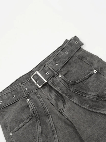Jeans à taille haute pour hommes   Elégance District