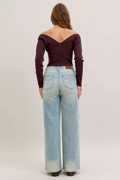 Jean droit taille haute Judy Blue  Elégance District