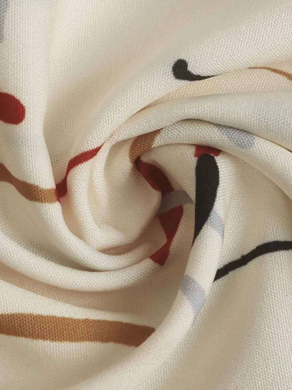 Chemise imprimée à col et manches courtes Perfee    Elégance District