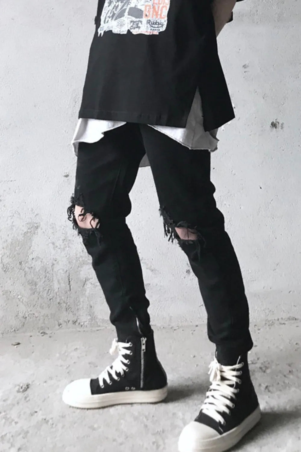 Jean skinny délavé pour hommes   Elégance District