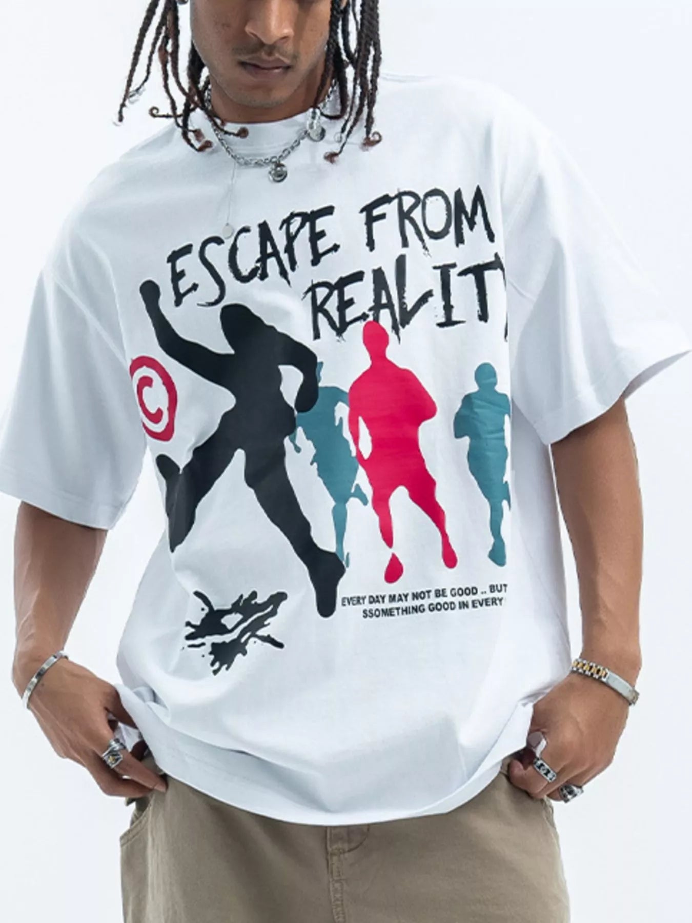 T-shirt à manches courtes et col rond pour homme   Elégance District