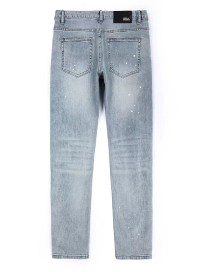 Jeans slim délavés pour hommes   Elégance District