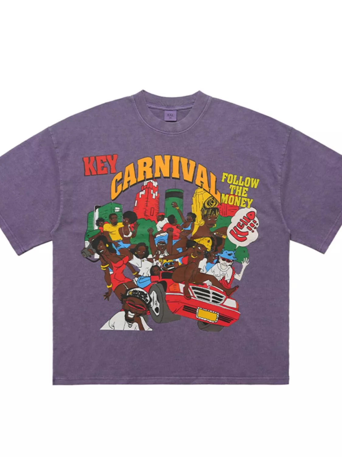 T-shirt à manches courtes et col rond pour homme avec motif graphique
