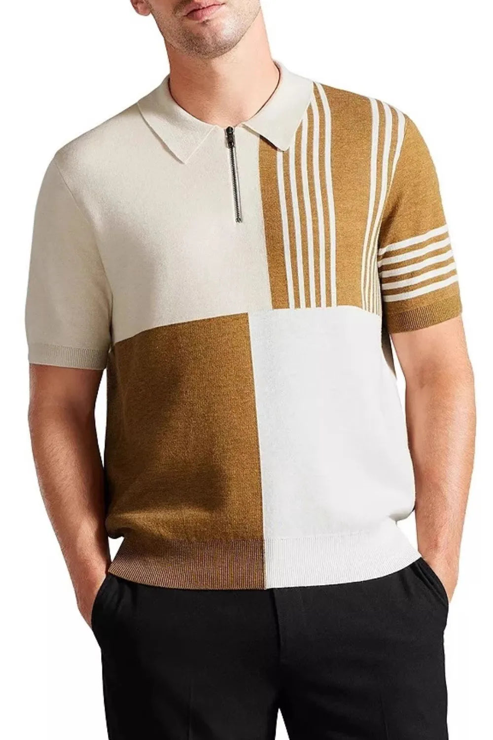 Polo à manches courtes pour homme grande taille    Elégance District