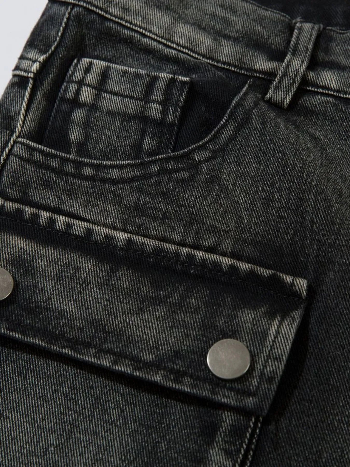 Jean cargo à jambes larges pour hommes  Elégance District
