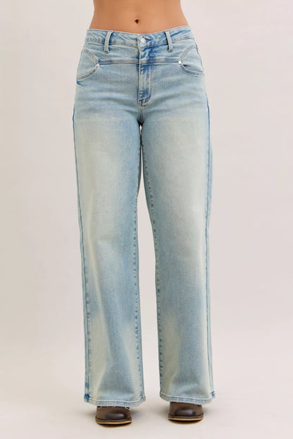 Jean droit taille haute Judy Blue  Elégance District