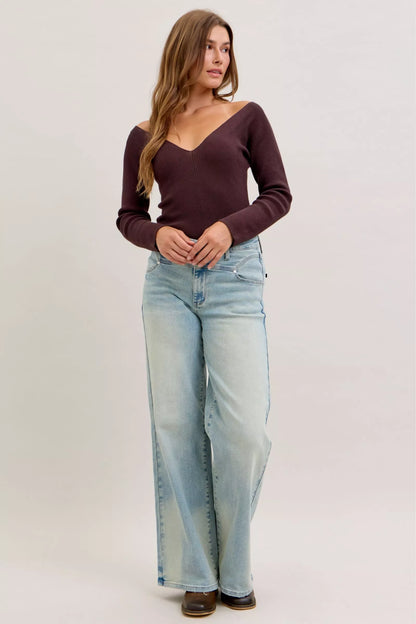 Jean droit taille haute Judy Blue  Elégance District