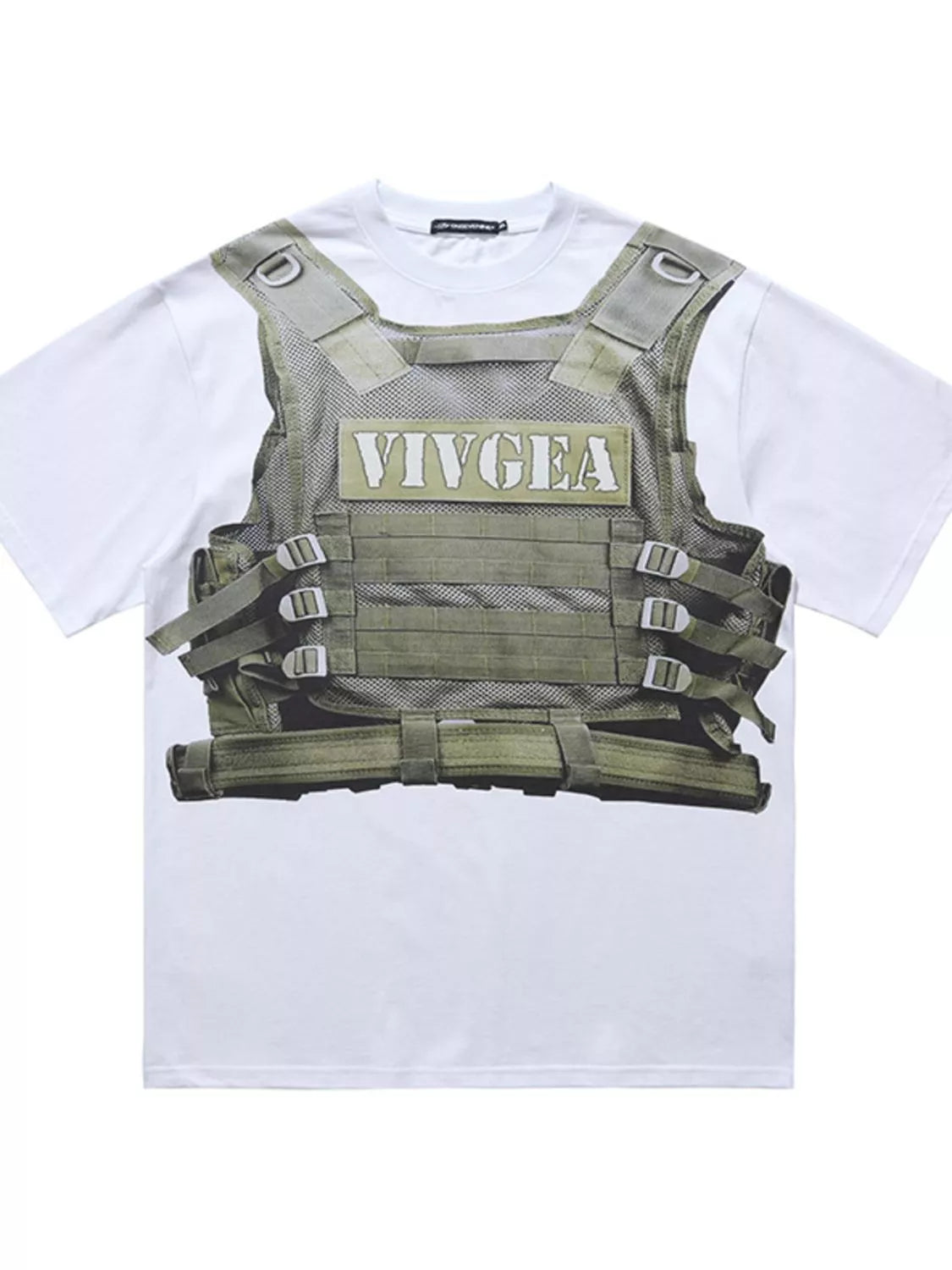 T-shirt imprimé gilet tactique pour homme   Elégance District