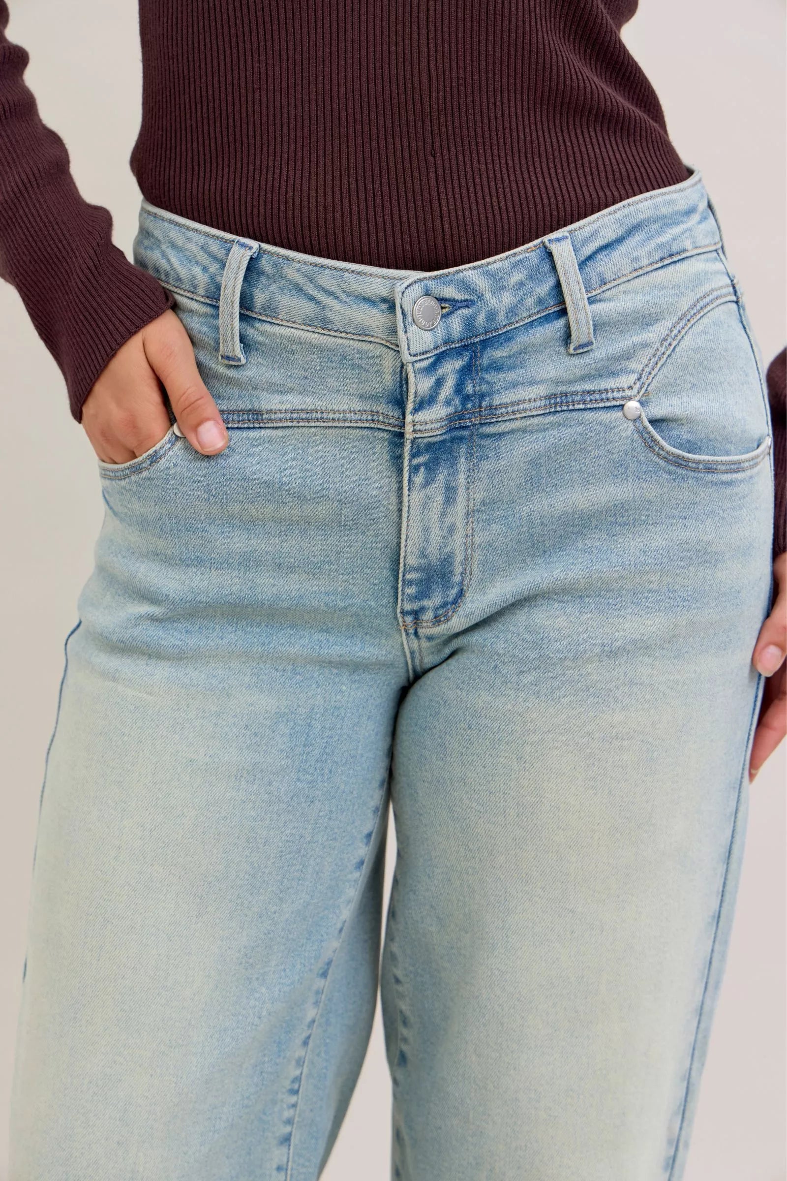 Jean droit taille haute Judy Blue  Elégance District