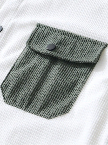 Chemise à manches longues boutonnée   Elégance District