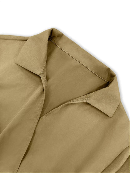 Robe midi fendue sur le devant grande taille  Elégance District
