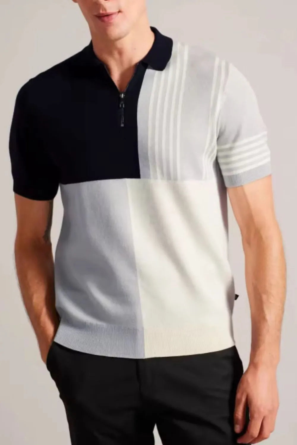 Polo à manches courtes pour homme grande taille    Elégance District