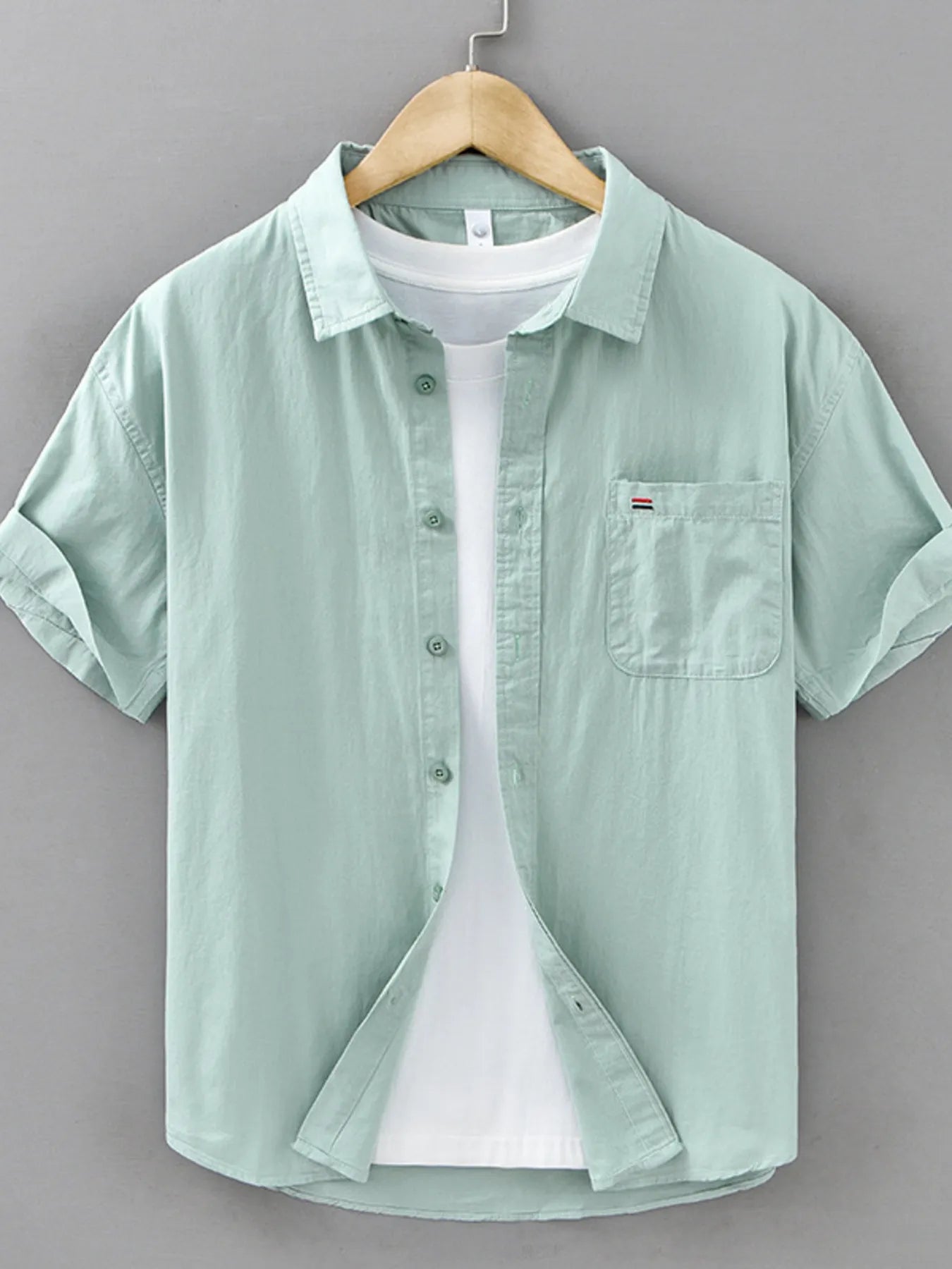 Chemise à carreaux à manches courtes pour homme grande taille      Elégance District