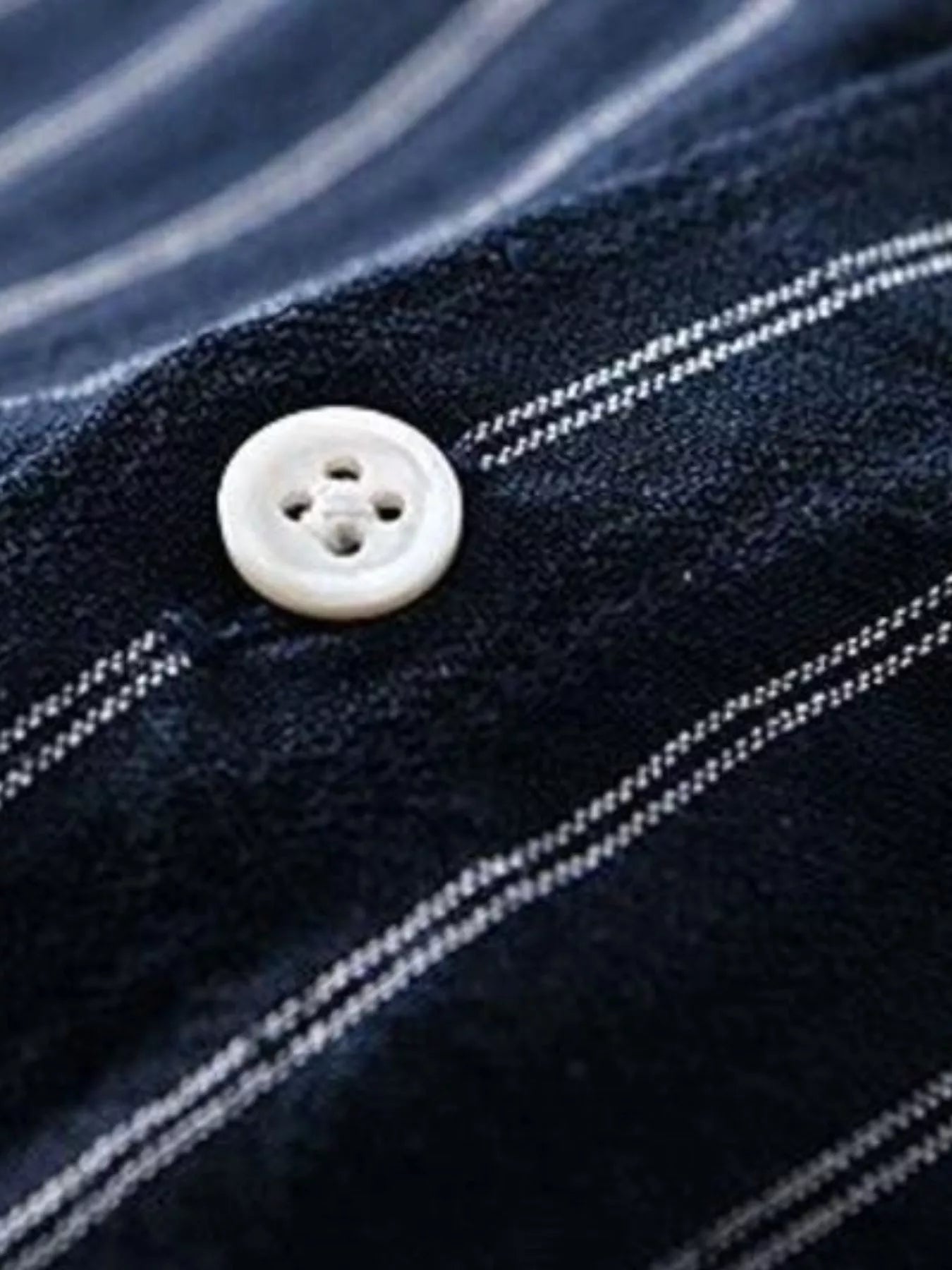 Chemise à rayures à manches longues pour homme grande taille    Elégance District