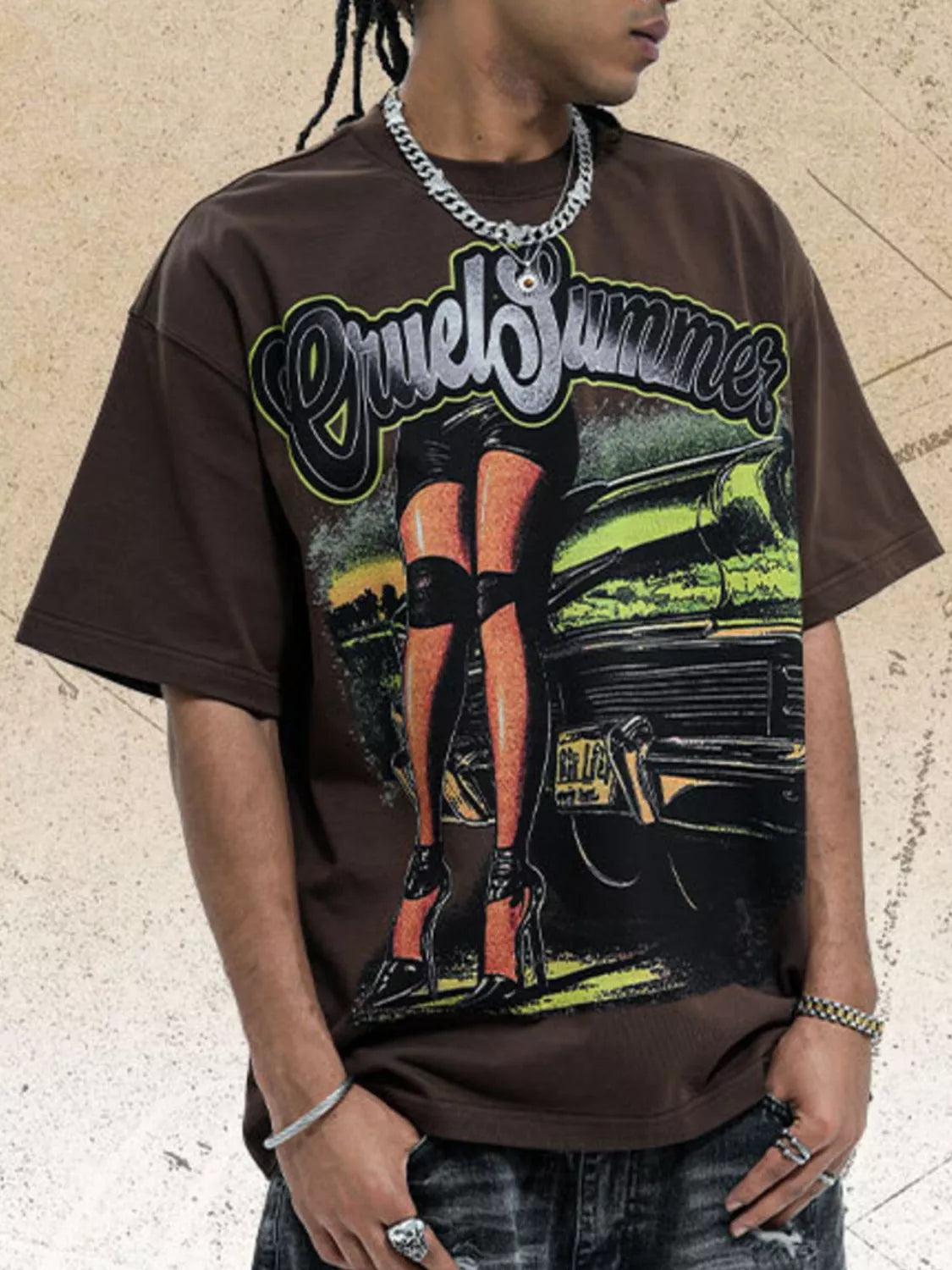 T-shirt à manches courtes et col rond pour homme   Elégance District