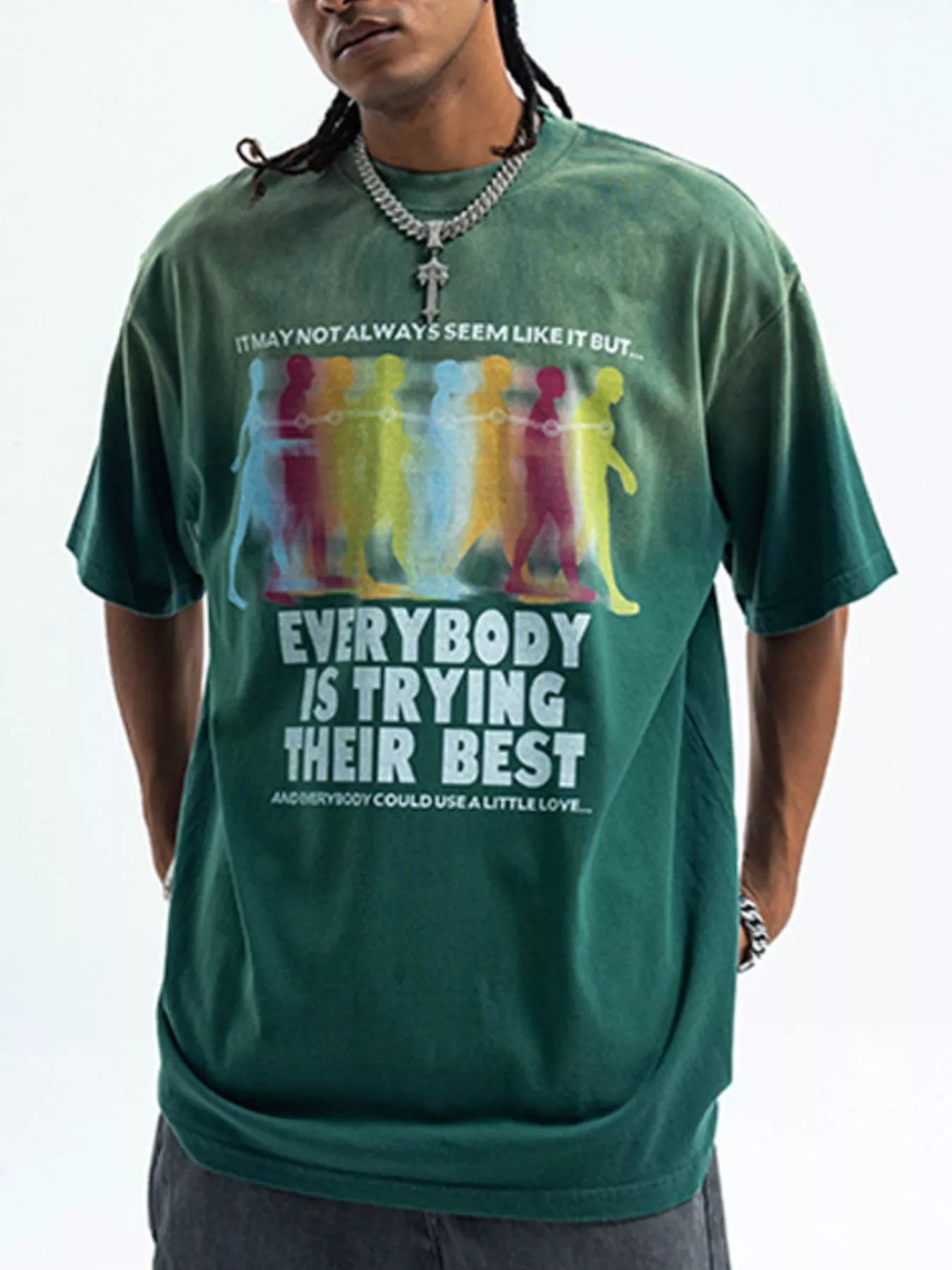 T-shirt à manches courtes et col rond pour homme   Elégance District