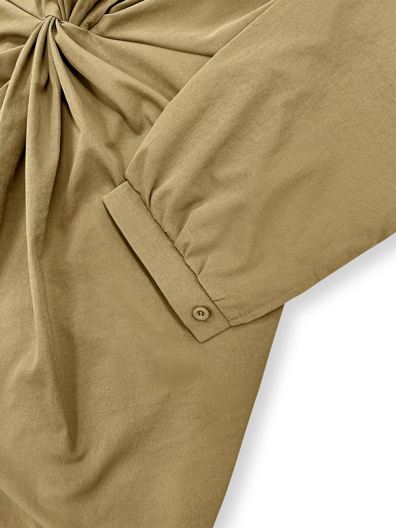 Robe midi fendue sur le devant grande taille  Elégance District