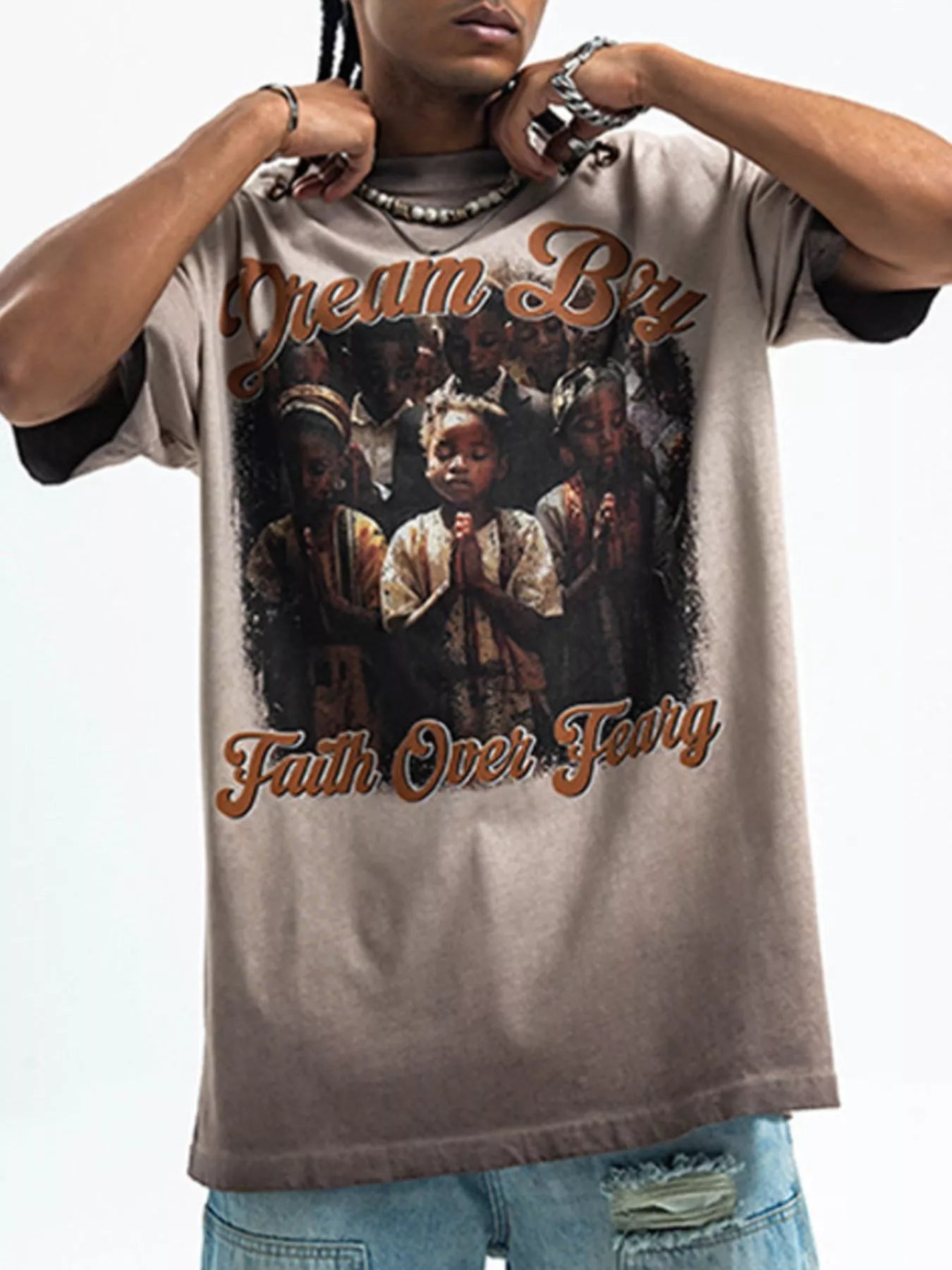 T-shirt à manches courtes et col rond pour homme   Elégance District