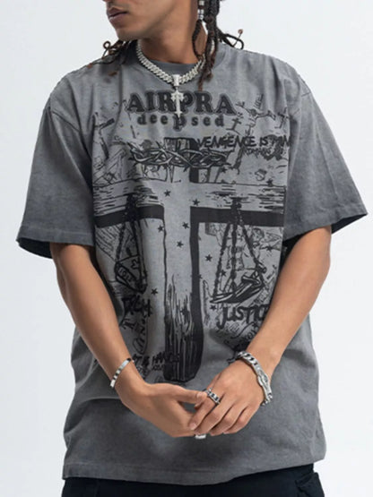 T-shirt à manches courtes et col rond pour homme  Elégance District