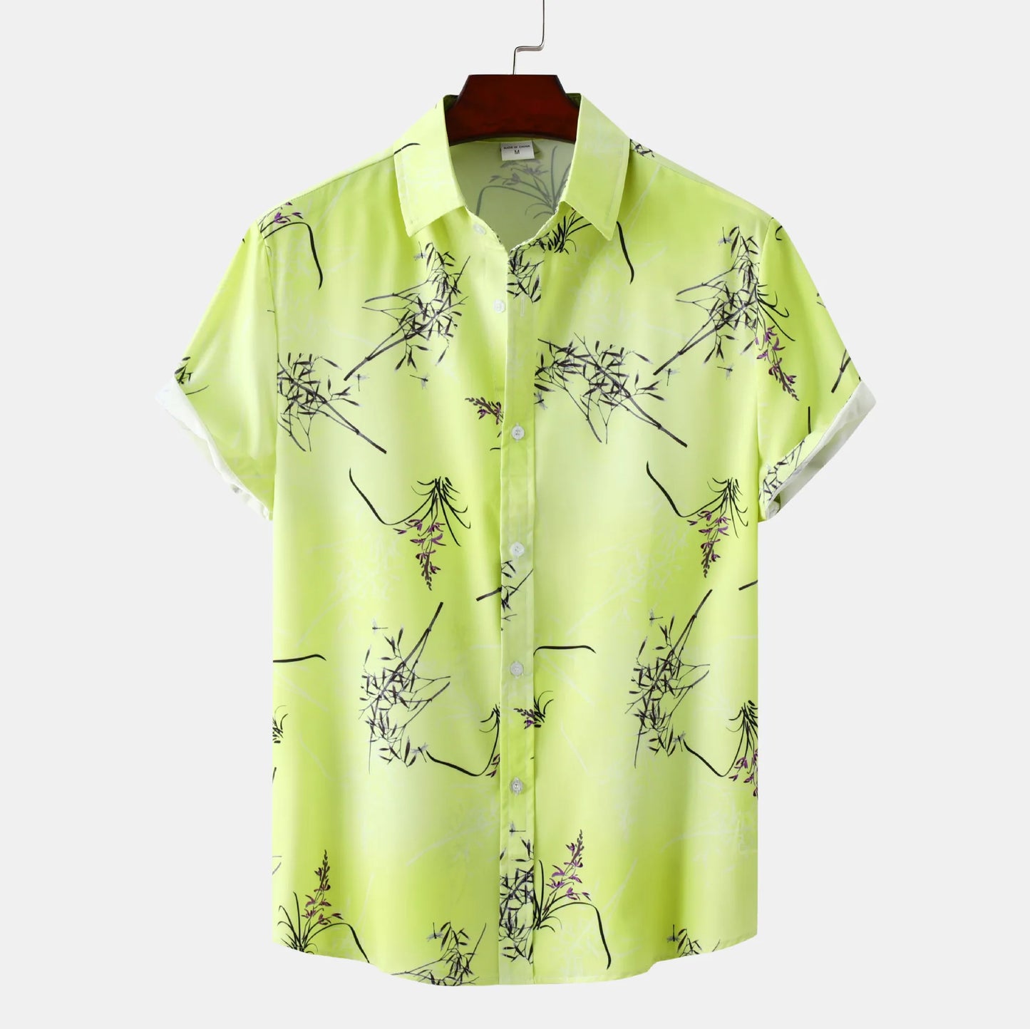 Chemise hawaïenne à manches courtes pour homme grande taille   Elégance District