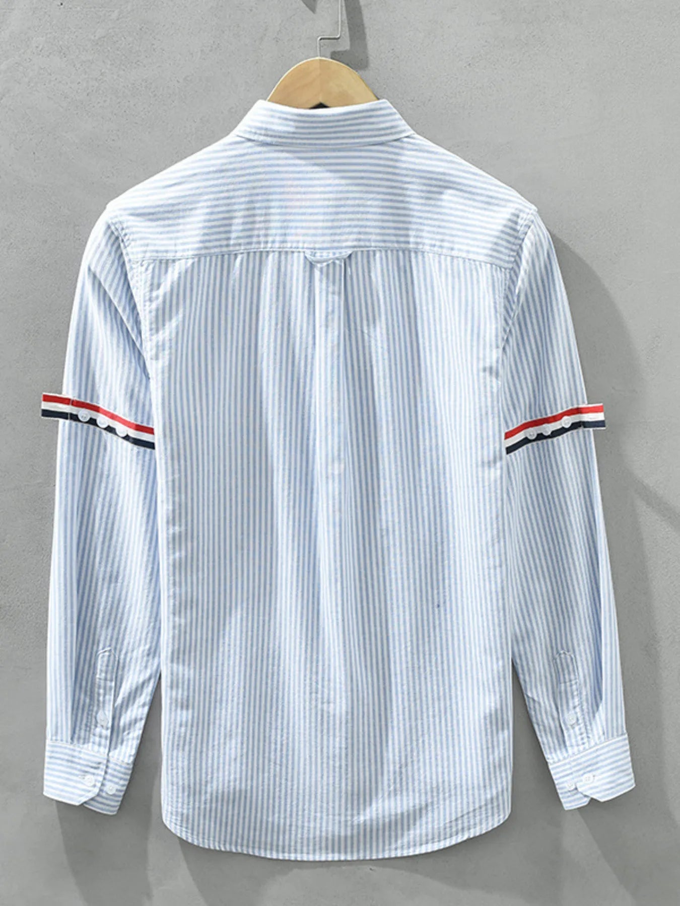 Chemise rayée à manches longues grande taille   Elégance District