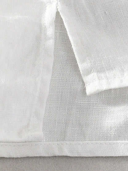 Chemise à manches courtes boutonnée grande taille pour homme   Elégance District